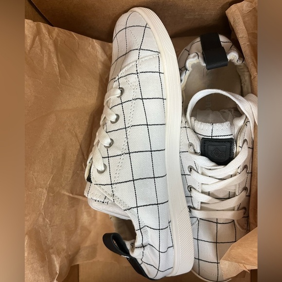 New Waco Windowpane Sneakers in White Size 7 - Picture 2 of 5